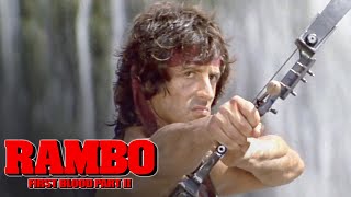 Ram-Bow Hunting w/ Explosive Arrows Scene  Rambo: 