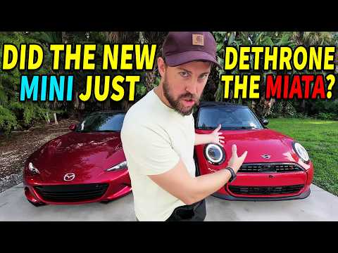 Is the all-new 2025 MINI Cooper a BETTER convertible than the aging 2025 Mazda MX-5 Miata?
