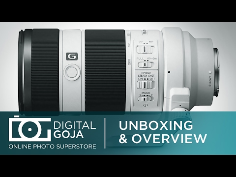Sony FE 70-200mm f/4 G OSS Full Frame E-Mount Lens | Unboxing & Overview Video