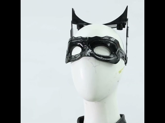 Vídeo relacionado con Takmor Máscara Catwoman, Antifaz para Disfraz de Halloween, Máscara de Cuero para Mascarada, Navidad, Fiesta y Club Nocturno