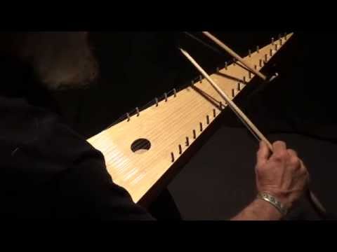 "Water Is Wide" - Bowed Psaltery With 2 Bows
