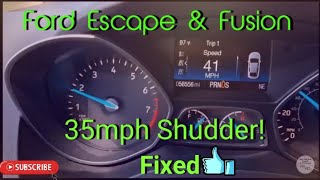 Ford Escape & Fusion: 35mph "Jumping" FIXED (Torque Converter Shudder)