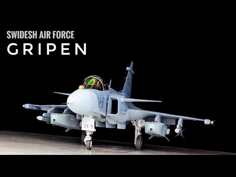 JAS 39 Gripen multirole Fighter Aircraft - Swedish Air Force