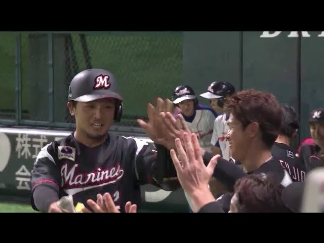 【2回表】 伏兵の一発!! マリーンズ・田村 今季第1号となるソロホームラン!! 2018/6/30 H-M
