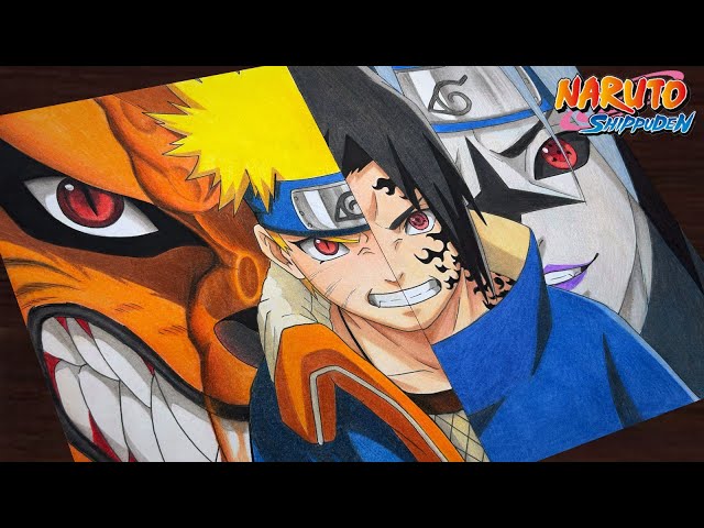 Vídeo relacionado con ZPPLD Póster de Naruto y Uchiha Sasuke - Desplazamiento de Anime Grande para Decoración de Pared - Manga 70x30 cm