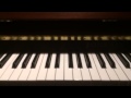 Chris Joss - Tune Down Piano Tutorial