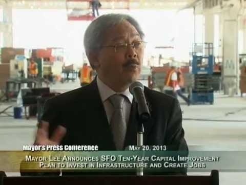Mayor Lee Announces SFO Ten-Year Capital Improvement Plan