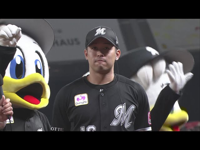 マリーンズ・種市篤暉投手ヒーローインタビュー 5月22日 埼玉西武ライオンズ 対 千葉ロッテマリーンズ