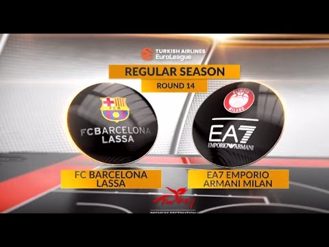 EuroLeague Highlights RS Round 14: FC Barcelona Lassa 89-75 EA7 Emporio Armani Milan