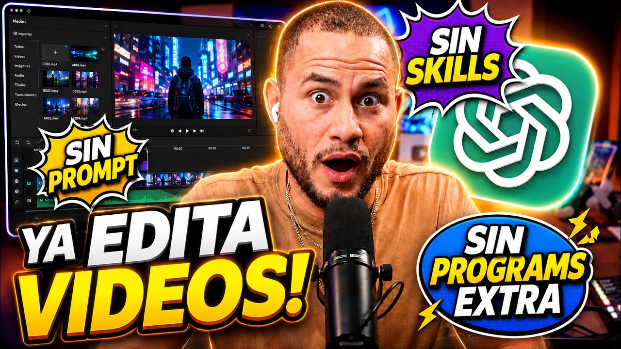 CHATGPT EDITA TUS VIDEOS SIN PROMPT!