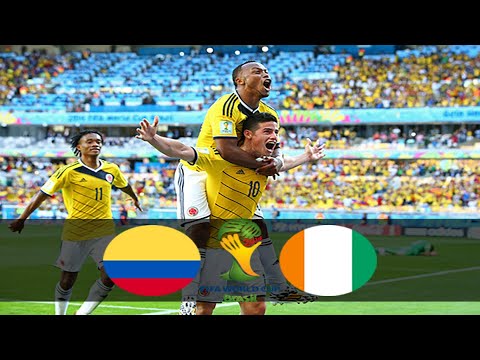 Colombia vs Cote D'Ivoire 2014 FIFA World Cup Brazil Match 21
