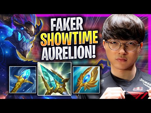 FAKER SHOWTIME WITH AURELION SOL! - T1 Faker Plays Aurelion Sol MID vs Pyke! | Season 2023