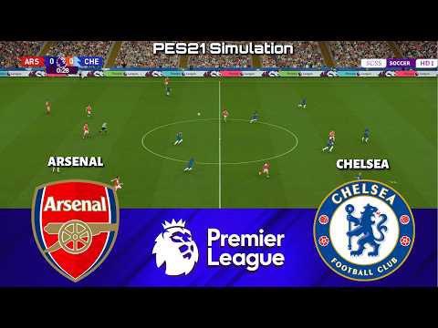 🔴 LIVE | Arsenal vs Chelsea | Premier League 2026/2027 | PES 21 Simulation