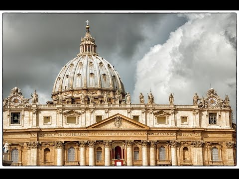 St peter's basilica and Castel Sant'angelo #walk #tour 4k #Rome- Aerial view Google Earth Studio