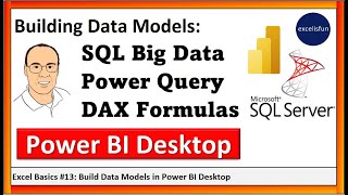 Download the video "MS 365 Excel Basics #13: Power BI Dashboard from 7 Million Rows of SQL Data and DAX Formulas"