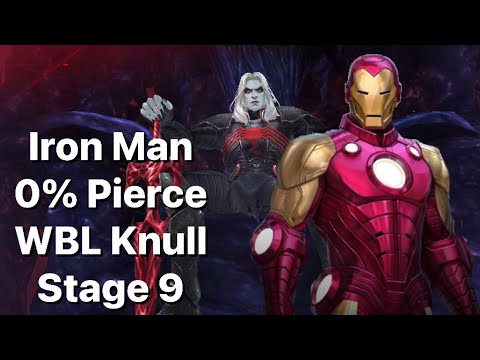 Iron Man 0% Pierce WBL Knull Stage 9 Showcase-Marvel Future Fight