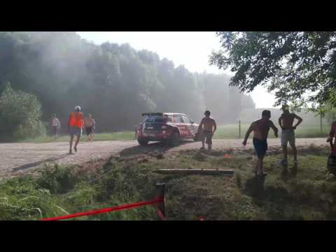 Crash WRC Poland 2016 Ptaszek/Szczepaniak OS Babki 2