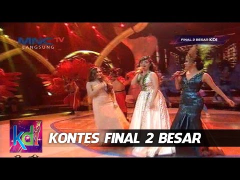 Trio Cecepu - Julia Perez - Ayu Ting Ting - Zaskia Gotik " Simalakama " Kontes 2 Besar KDI (3/6)
