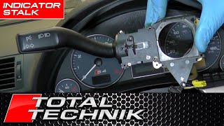 How to Remove Indicator Stalk Switch COMPLETE GUIDE | Audi A4 S4 RS4 | B6 B7 (2001-2008)