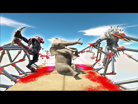 TENTACLE AND JET OBSTACLE - Animal Revolt Battle Simulator