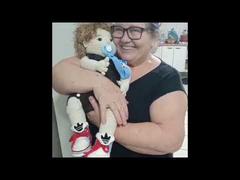 Bebê Amigurumi(chegada do presente da minha mãezinha) Curso na Descrição Renda Extra