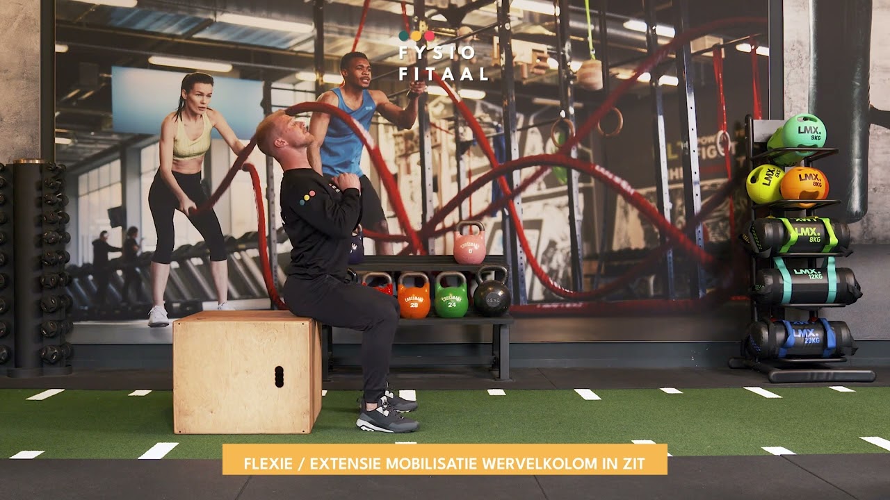 Video thumbnail: Flexion/extension mobilisation spine in sitting - instructional video