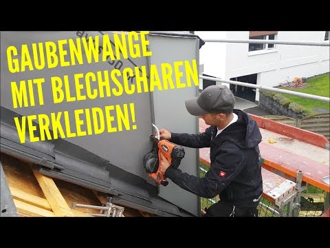 Dachdecker / Gaubenwange mit Prefa Scharen verkleiden