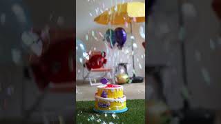 Dětský výrobník bublin - bublifuk Narozeninový dort