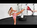 SHE SNAPPED Insane 8K High Kick Board Break Martial Arts Goals