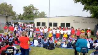 preview picture of video 'Andres Duarte Elementary - Flag Day 2013 - Third Grade - What's More American?'