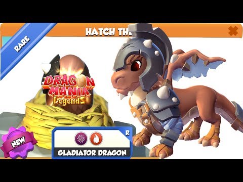 🐉Gladiator Dragon Hatching ! - Dragon Mania Legends Gameplay Walkthrough Part 1460 HD