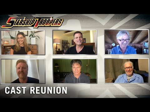Thumbnail of the video: STARSHIP TROOPERS Cast Reunion - Favorite Scenes | Now on 4K Ultra HD