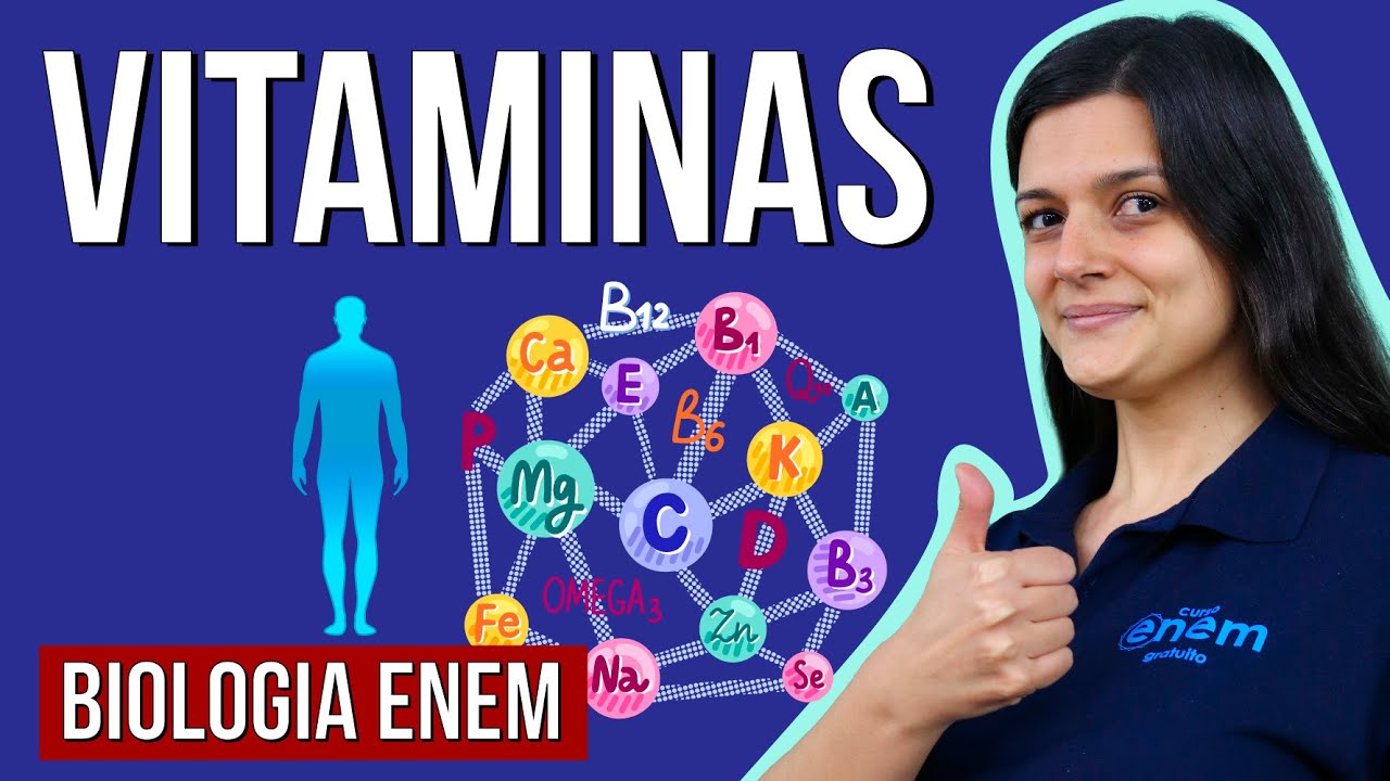 VITAMINAS: veja características e funções | RESUMO DE BIOLOGIA ENEM. Professora Claudia Aguiar