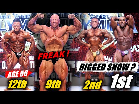 Masters Olympia 2025  - 212 Full Lineup Results – Unfair Judging! Popularity Show ?