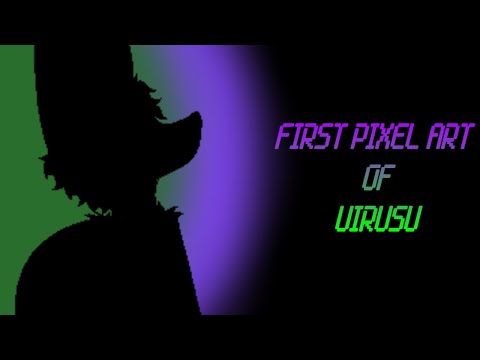My First Pixel Art with Uirusu (Speedpaint)