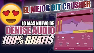 Video thumbnail for WHAAAT? El mejor BIT CRUSHER 😍 Denise Audio 100% GRATIS | Plugin de Audio Gratis by Eddie Productor Musical