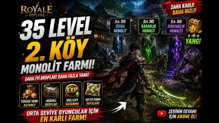 Royale Online 2. Köy Monolit Rehberi | 35 Level Oyuncular İçin En İyi Farm!