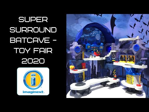 IMAGINEXT SUPER SURROUND BATCAVE - TOY FAIR 2020