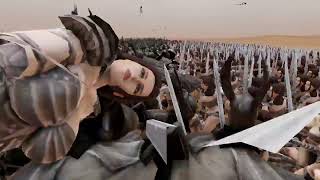 25.000 BARBARIAN WOMAN vs 25.000 SILVER KNIGHT | ULTIMATE EPIC BATTLE SIMULATOR 2