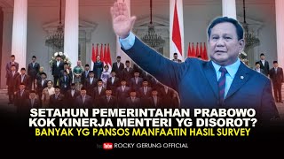 Download lagu SETAHUN PEMERINTAHAN PRABOWO, KOK KINERJA MENTERI YG DISOROT? BYK YG PANSOS MANFAATIN HASIL SURVEY mp3
