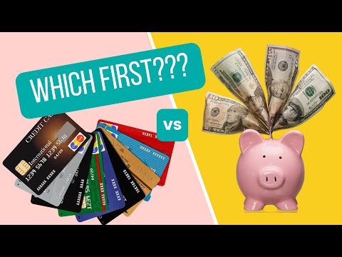 Save emergency fund or pay credit cards?