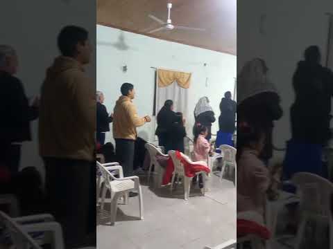 compartiendo un culto glorioso en campo largos chaco anexos iglesia Eben Ezer