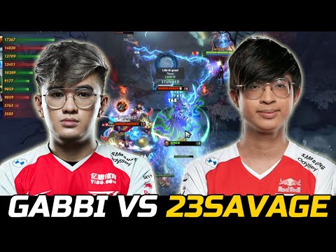 23SAVAGE VS GABBI - RAZOR VS JUGGERNAUT DOTA 2