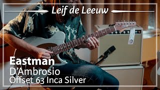 Video thumbnail for Eastman D'Ambrosio Offset 63 Inca Silver played by Leif de Leeuw | Demo by TFOA Demos