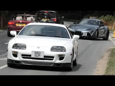 Modified Cars Leaving a Car Show - Beaulieu Simply Japanese - July 2020