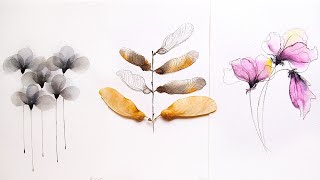 How to fix a Creative Block in watercolor painting - Stress free art technique ANYONE can do!