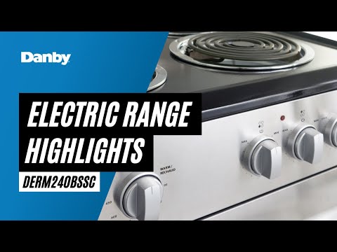 Danby 24" Electric Range Highlights - DERM240BSSC