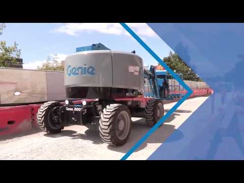Genie Articulating Boom Product Walk Around Z-45 XC