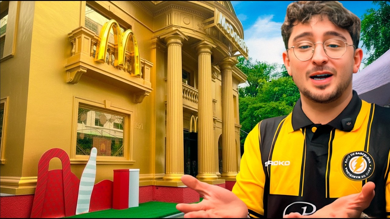 El McDonalds de LUJO con MENUS ESPECIALES de BRASIL 🇧🇷