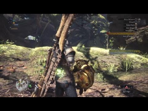 MHW - Witcher side quest, "Pukei-Pukei in peril"